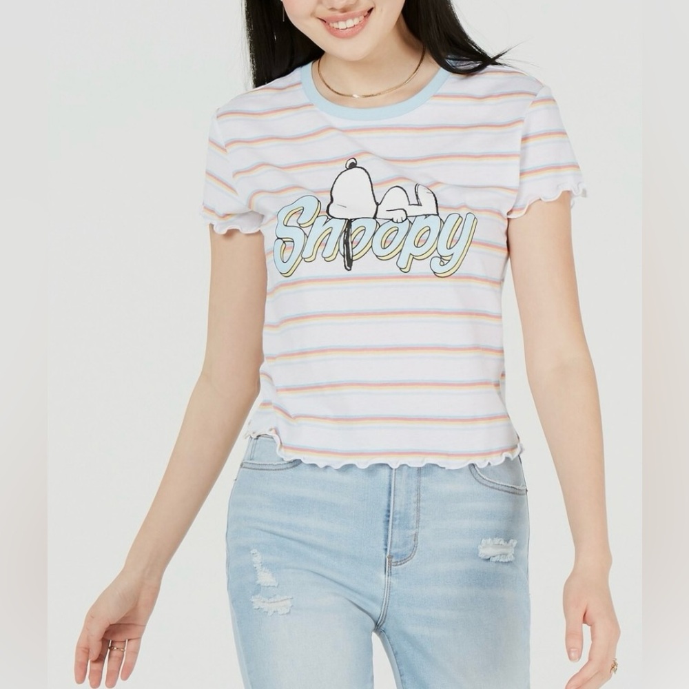 Love Tribe cropped Snoopy T-shirt size XL